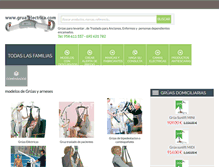 Tablet Screenshot of grua-electrica.com